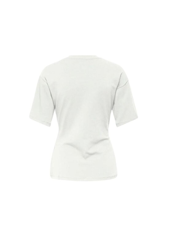 ONLY ONLY T-shirt Maglia onlcleo ss o neck Bianco Regular Fit
