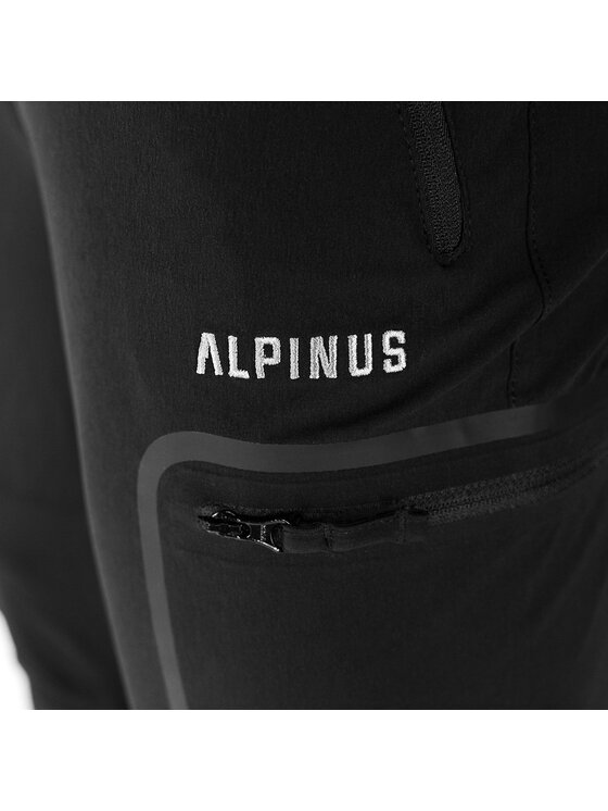 Alpinus Alpinus Spodnie outdoor Pyrenees Czarny Active Fit