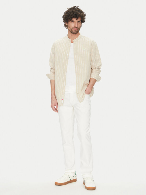 Tommy Jeans Tommy Jeans Farmer DM0DM20980 Fehér Slim Fit