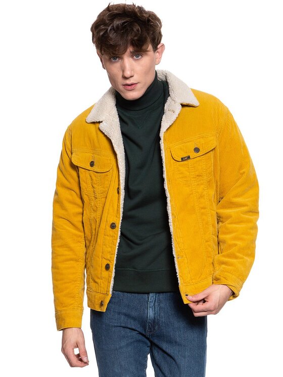 Lee Lee Giubbotto invernale SHERPA RIDER Giallo Regular Fit