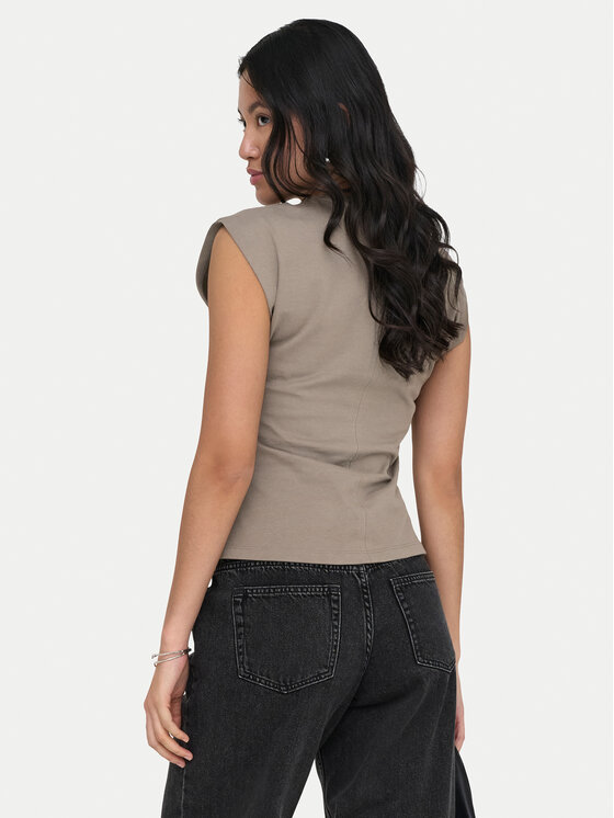 ONLY ONLY T-krekls Marie 15372452 Pelēks Regular Fit