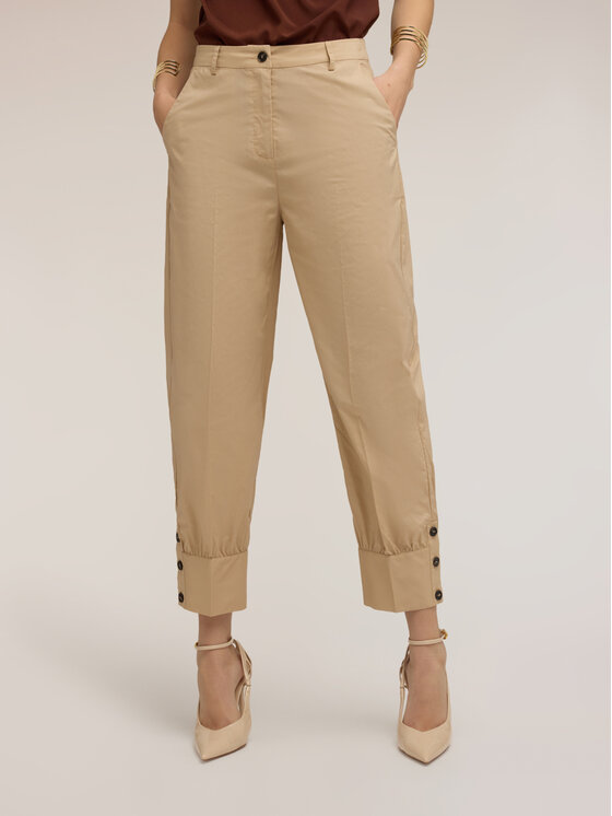 Motivi Motivi Pantaloni di tessuto P00VQ004580N002 Beige Boy Fit
