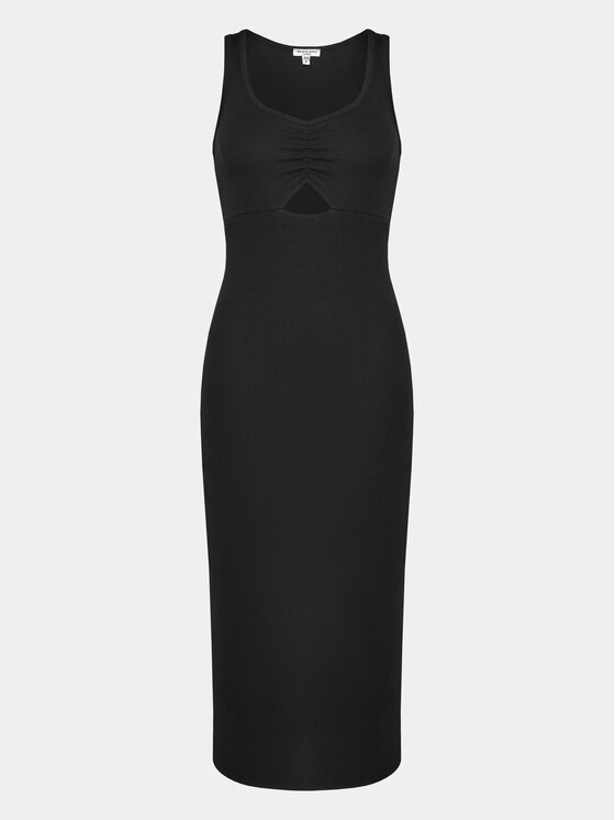 Brave Soul Brave Soul Rochie de vară LDRJ-624RICKI Negru Slim Fit