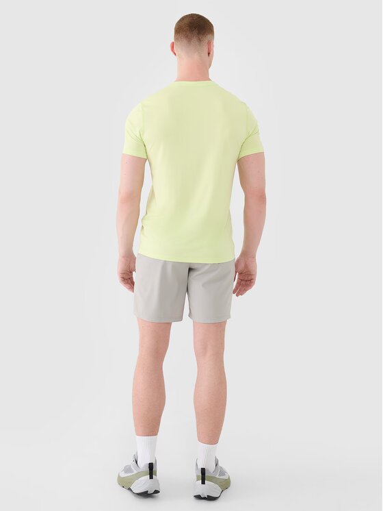 4F 4F Tričko 4FWSS25TFTSM1343-45S Zelená Regular Fit