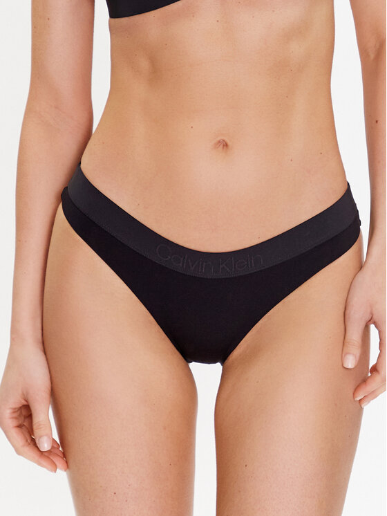 Calvin Klein Swimwear Spodnji Del Bikini KW0KW02032 Črna