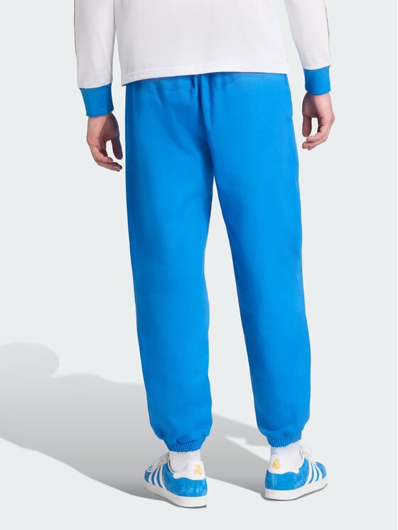 adidas adidas Spodnie materiałowe Originals Real Madrid Błękitny Loose Fit