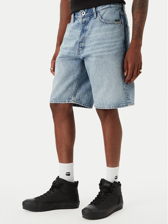 G-Star Raw G-Star Raw Džínsové šortky Dakota D24411-D788 Modrá Regular Fit