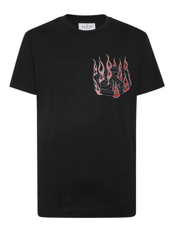 PHILIPP PLEIN PHILIPP PLEIN T-Shirt 20723 Czarny Regular Fit