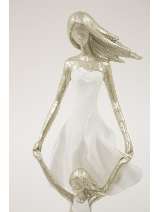 MIAhome MIAhome Figurka mamy i córki FIGURINES Srebrny
