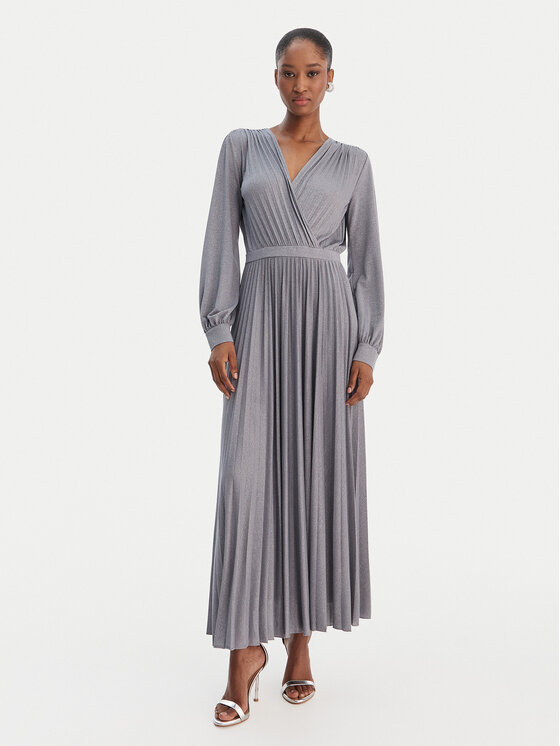 Marella Marella Koktejlové šaty Mallo 2613621031 Šedá Regular Fit