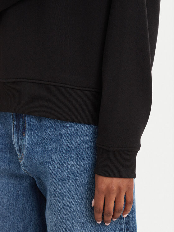 HUGO HUGO Majica dugih rukava Daxandria_1 50566693 Crna Relaxed Fit