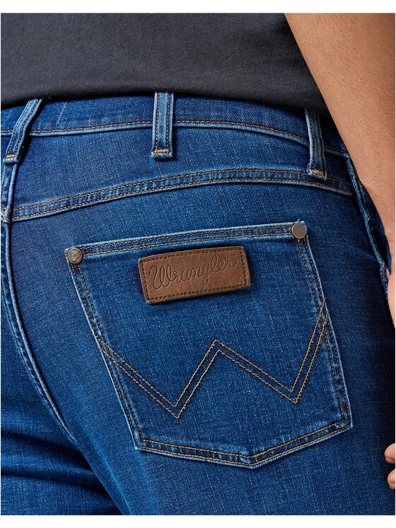 Wrangler Wrangler Jeansy Larston Niebieski Slim Fit