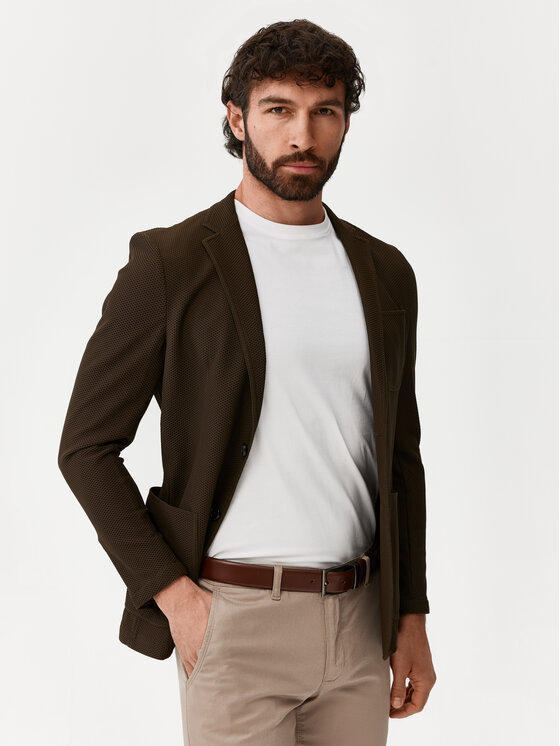 Evenemen Evenemen Marynarka Alto Brązowy Slim Fit