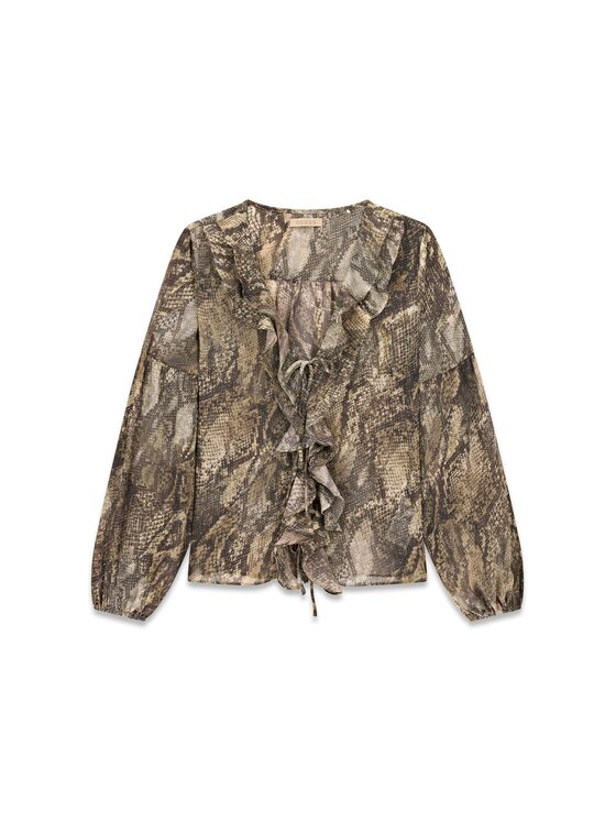 Guess Guess Top 183074 Kolorowy Classic Fit