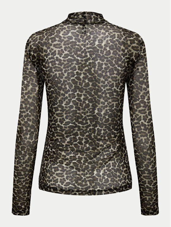 ONLY ONLY Bluzka Erica 15141298 Brązowy Regular Fit
