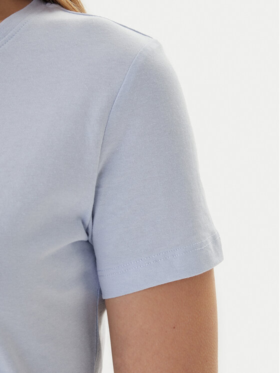 Guess Guess Marškinėliai W1YI1B I3Z14 Žydra Regular Fit