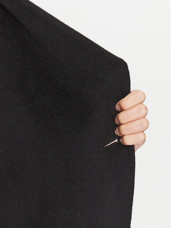 Marella Marella Wollmantel Album 2330160538200 Schwarz Regular Fit