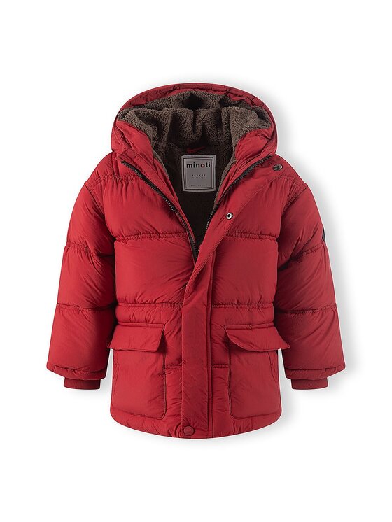 minoti minoti Kurtka zimowa 33COAT203 Czerwony Regular Fit