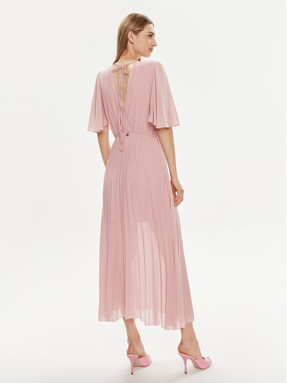 Dixie Dixie Cocktail obleka A319J027A Roza Regular Fit