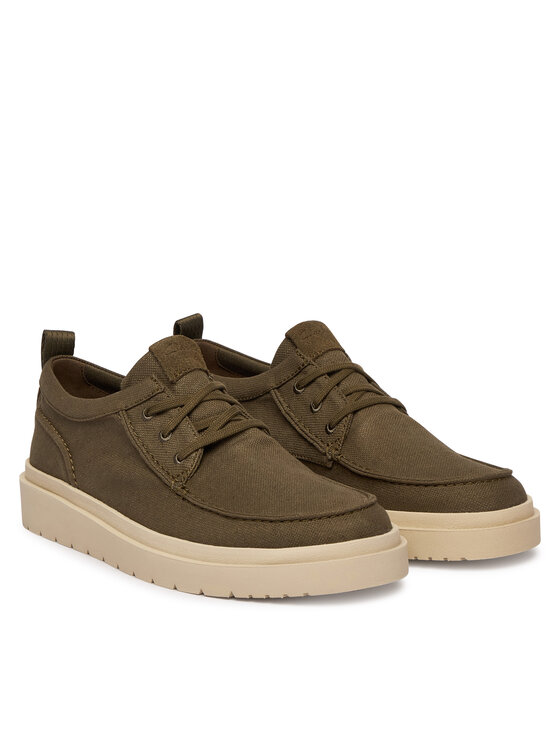 Clarks Clarks Polobotky Polden Moc 26186615 Zelená