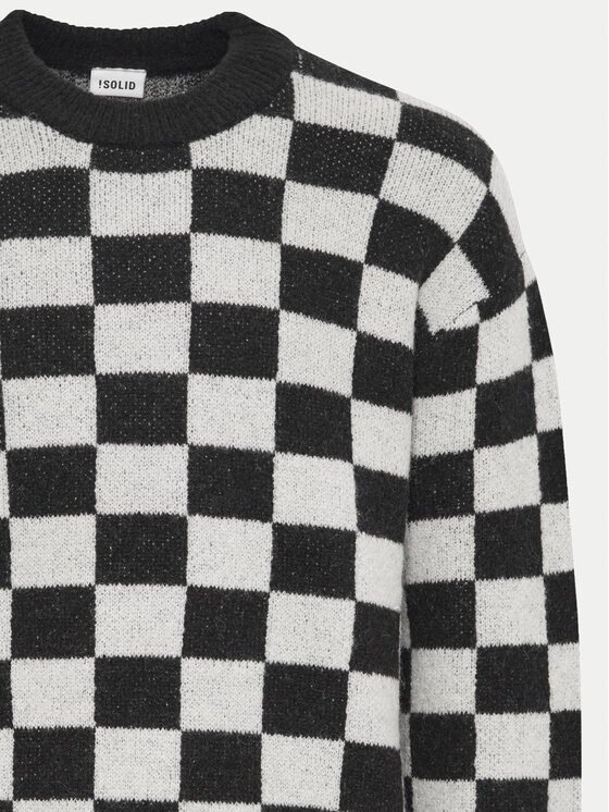 Solid Solid Sweater Malloy 21108281 Fekete Regular Fit