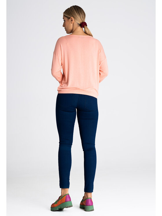 FIGL FIGL Blúzka M981 Ružová Regular Fit