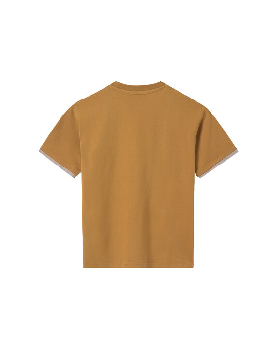 Mayoral Mayoral T-Shirt 6004 Brązowy Regular Fit