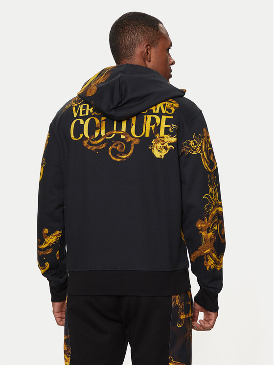 Versace Jeans Couture Versace Jeans Couture Mikina 76GAI3HW Čierna Regular Fit