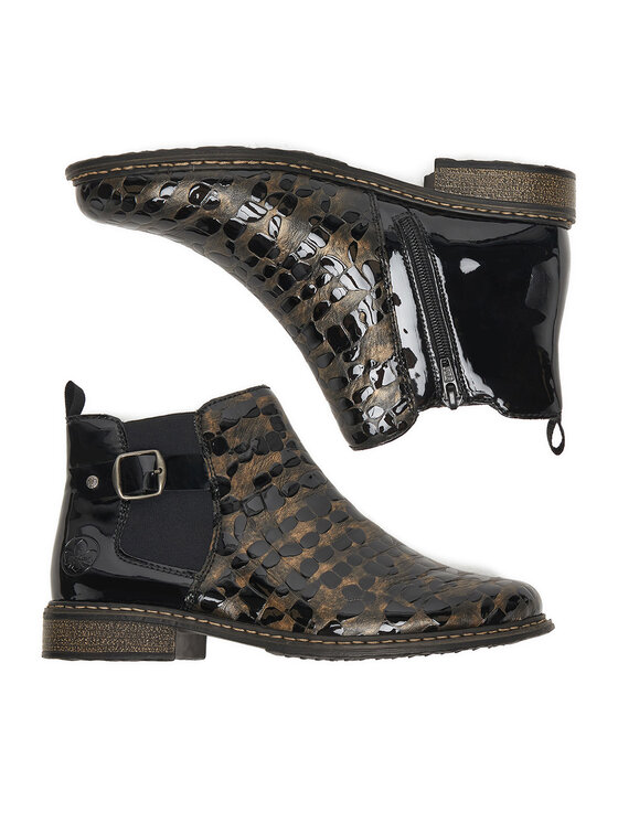 Rieker Rieker Botine CEO-Z4965-90 Negru