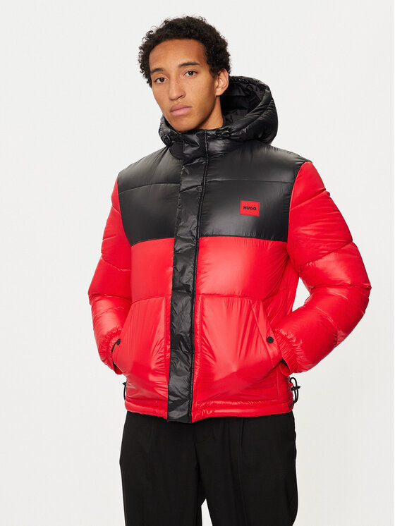 HUGO HUGO Zimní bunda Baro2441 50525210 Červená Slim Fit