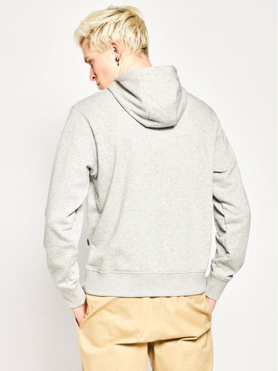 New Balance New Balance Felpa Essential Stacked Pogo MT91547 Grigio Relaxed Fit