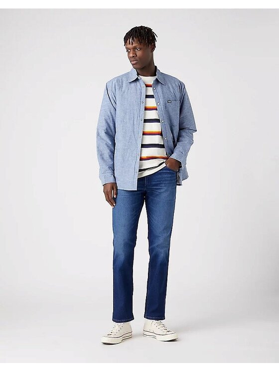 Wrangler Wrangler Jeans GREENSBORO Blu Straight Fit