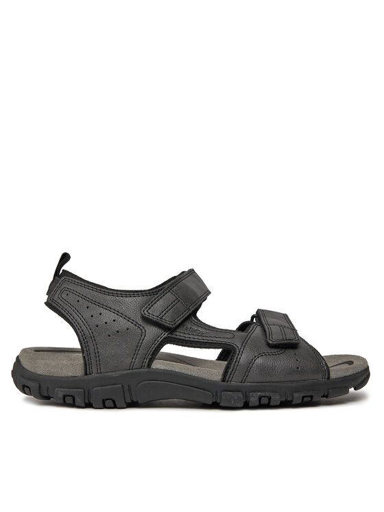 Geox Sandále Uomo Sandal Strada U4524B 000ME C9999 Čierna