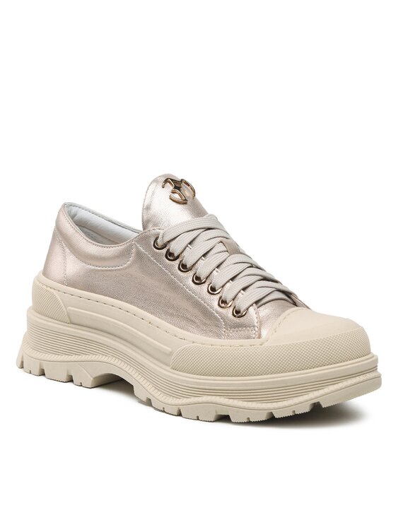 Eva Minge Eva Minge Sneakers aus Stoff EM-08-13-001667 Goldfarben