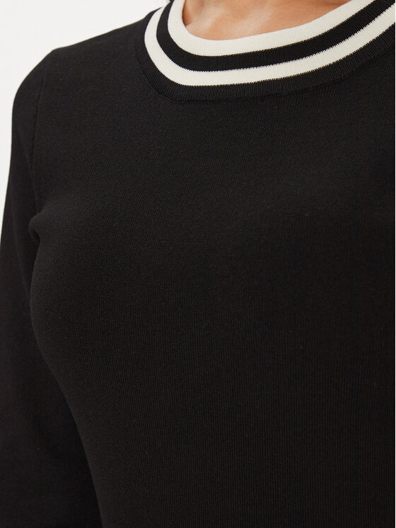 Morgan Morgan Rochie tricotată 241-RMVA Negru Regular Fit