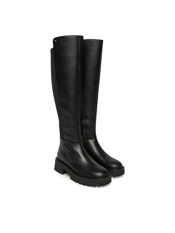 MICHAEL Michael Kors MICHAEL Michael Kors Cizme lungi muschetar Asher 40F4ASFB8L Negru