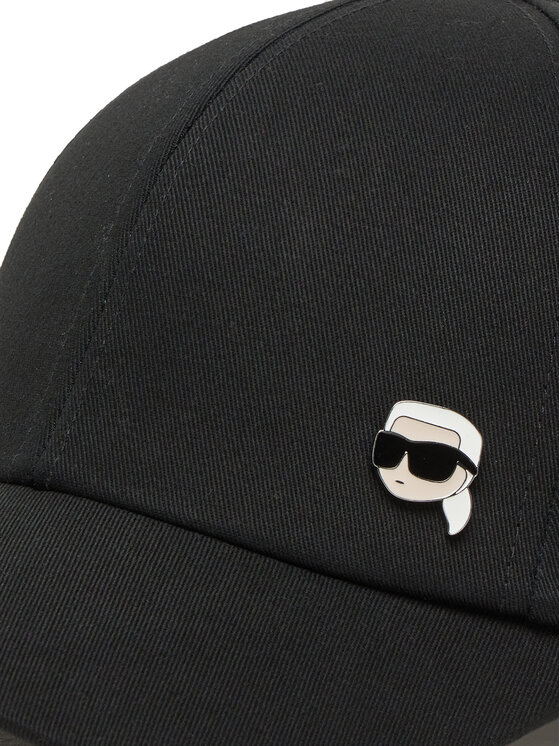 KARL LAGERFELD KARL LAGERFELD Шапка с козирка A2W33061 Черен
