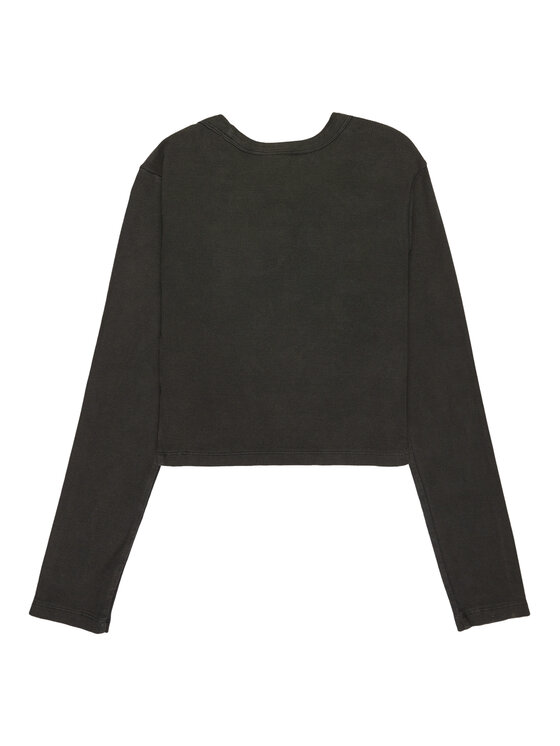 Element Element Blúzka Icon Crop W ELJKT00122 Čierna Cropp Fit