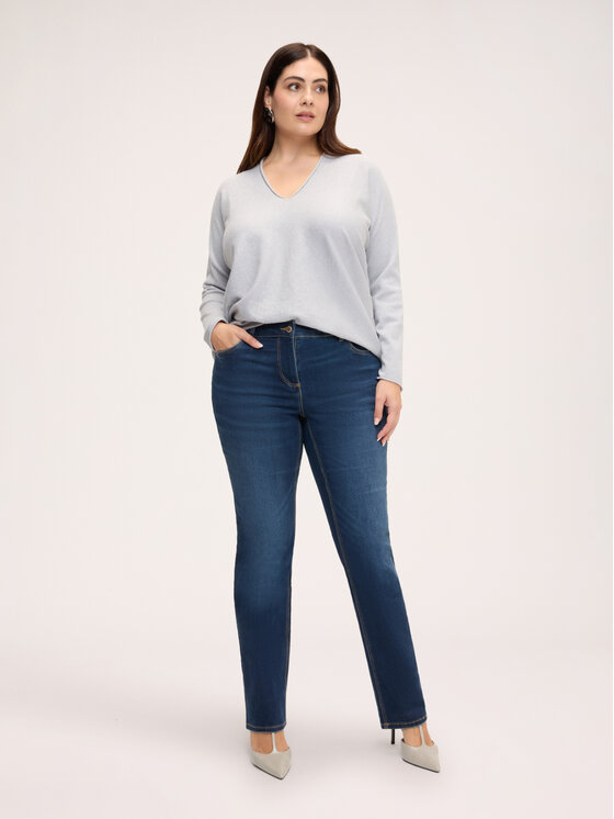 Fiorella Rubino Fiorella Rubino Sweter M379E002436N013 Szary Regular Fit