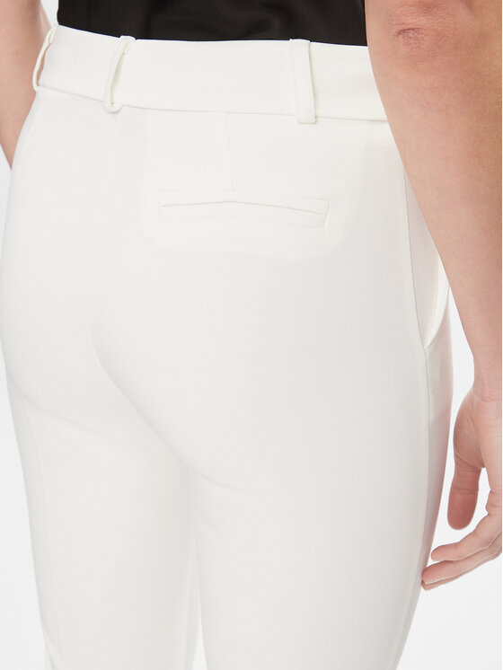 Rinascimento Rinascimento Hlače CFC0117747003 Bijela Regular Fit