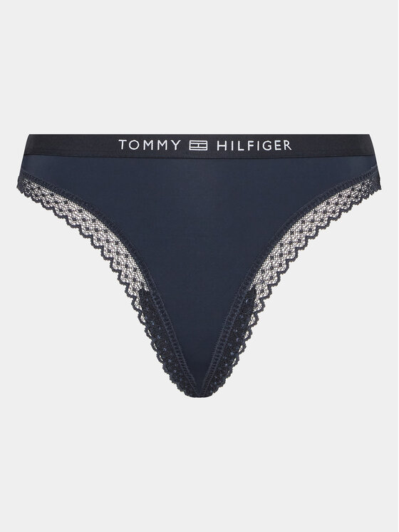 Tommy Hilfiger Tommy Hilfiger Stringi UW0UW04184 Granatowy