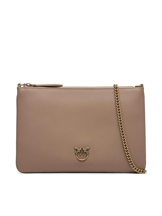 PINKO PINKO Kabelka Flat Classic AI 23-24 PCPL 100455 A0F1 Hnedá