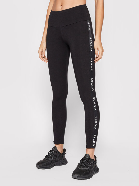Leggings V2RB11 KABR0 Nero Slim Fit