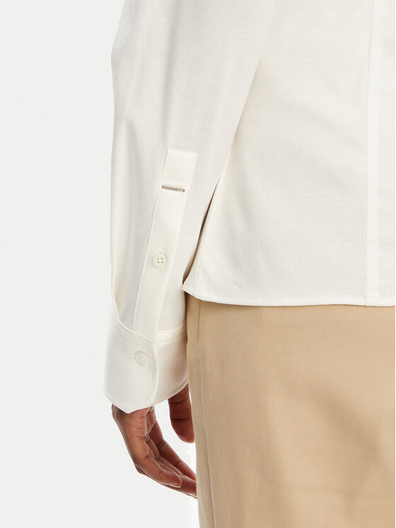 BOSS BOSS Koszula Bronta 50543691 Écru Extra Slim Fit