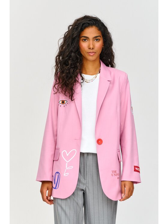 NAOKO NAOKO Sako Lovely Universe Růžová Regular Fit