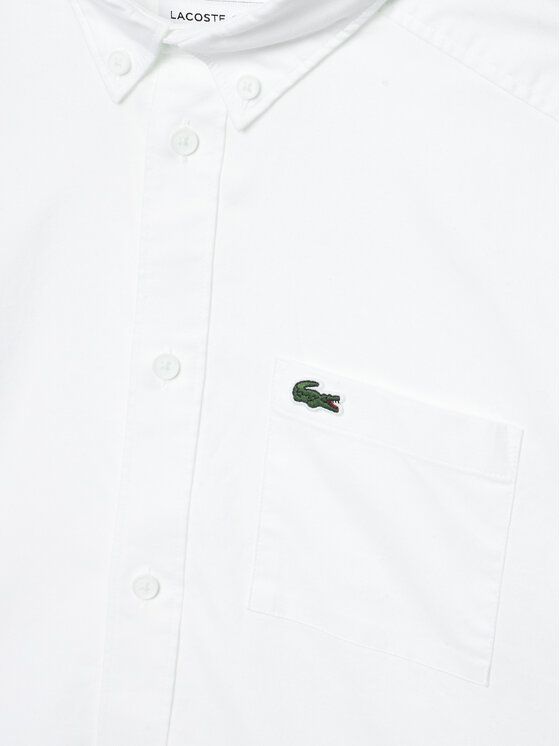 Lacoste Lacoste Πουκάμισο CJ5296 Λευκό Regular Fit