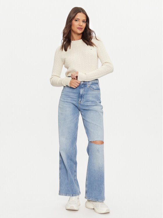 Tommy Jeans Tommy Jeans Jeansy Claire DW0DW19608 Niebieski Wide Leg