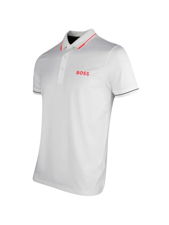 HUGO BOSS HUGO BOSS Polo 50506203 Biały Slim Fit