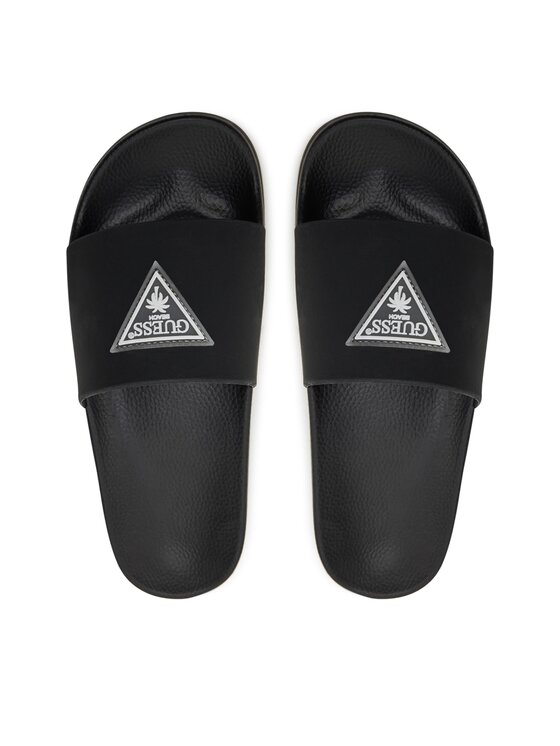 Guess Pantoletten E3GZ12 BB00F Schwarz Modivo