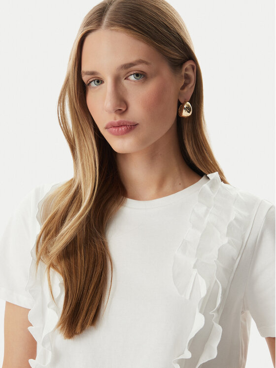 Morgan Morgan Bluse 261-DUPAIN Weiß Regular Fit